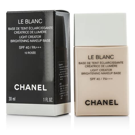 chanel le blanc makeup base 10 rosee|LE BLANC .